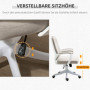 Ergonomisk Kontorsstol Beige Vit