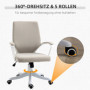 Ergonomisk Kontorsstol Beige Vit