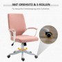 Ergonomisk Kontorsstol Rosa Vit