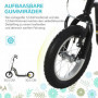 Sparkcykel - Skoter med Luftgummi Däck Svart 85 - 95 (H) cm
