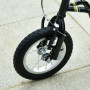 Sparkcykel - Skoter med Luftgummi Däck Svart 85 - 95 (H) cm