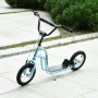 Sparkcykel/Skoter med Luftgummidäck – Blå, Höj-/Sänkbar 75–80 cm