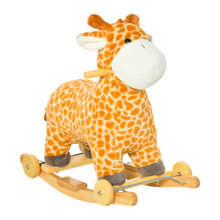 Gngdjur Giraff Design med Hjul och Ljud 63 x 38 x 63 cm