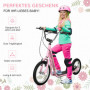 Sparkcykel - Skoter med Luftgummi Däck 16/12 tums Rosa