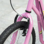 Sparkcykel - Skoter med Luftgummi Däck 16/12 tums Rosa