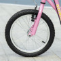 Sparkcykel - Skoter med Luftgummi Däck 16/12 tums Rosa