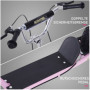 Sparkcykel med Luftgummi Däck 16 tum Rosa 143 x 58 x 92-100 cm