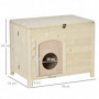 Hundhus Hopfällbart i Trä Utomhus 78 x 51 x 62 cm