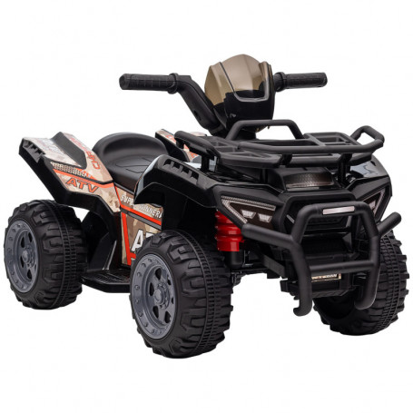 Elektrisk Mini-Fyrhjuling för Barn ATV 70 x 42 x 45 cm Svart