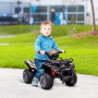 Elektrisk Mini-Fyrhjuling för Barn ATV 70 x 42 x 45 cm Svart