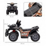 Elektrisk Mini-Fyrhjuling för Barn ATV 70 x 42 x 45 cm Svart