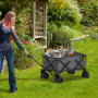 Trädgårdsvagn / Utflykt vagn upp till 20 kg 108 x 55 x 59-89 cm