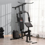Multigym Kraftstation – 45 kg Viktmagasin, Lat Pulldown, Bröstpress...