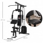 Multigym Kraftstation – 45 kg Viktmagasin, Lat Pulldown, Bröstpress...