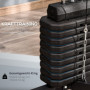 Multigym Kraftstation – 45 kg Viktmagasin, Lat Pulldown, Bröstpress...