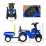 Gåbil Traktor med Släp 91 x 29 x 44 cm Gul