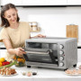 Miniugn 32 L, 3 Matlagningslägen / Brödrost / Pizzaugn 100°C-230°C Silver
