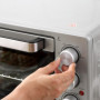 Miniugn 32 L, 3 Matlagningslägen / Brödrost / Pizzaugn 100°C-230°C Silver