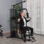 Multigym inkl. 45 kg Vikter Lat Pulldown Bencurl