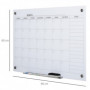 Whiteboard Månadsplanering 90×60 cm med 4 Markörer & Suddgummi (glas)