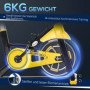Motionscykel/spinningcykel – remdrift, 6 kg svänghjul, justerbart m...