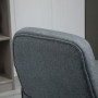 Ergonomisk Kontorsstol med Massagefunktion Grå Tyg