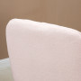 Gungstol Teddy Sherpafleece Modern Design Rosa