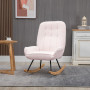 Gungstol Teddy Sherpafleece Modern Design Rosa
