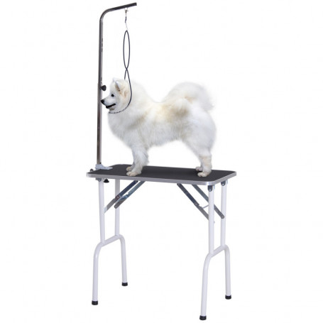 Trimbord Hund / Husdjursskötsel Bord Vikbar 81 x 48,5 x 80 cm Svart