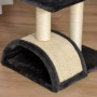 Klösträd i Flera Nivåer med Sisal och Plysch – 72 cm (H)