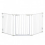 Säkerhetsgrind Till Husdjur Självsående 3 element 180 x 74,5 cm