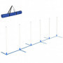 Hund Agility Set Training Kit med Väska Vit Blå