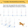 Hund Agility Set Training Kit med Väska Vit Blå