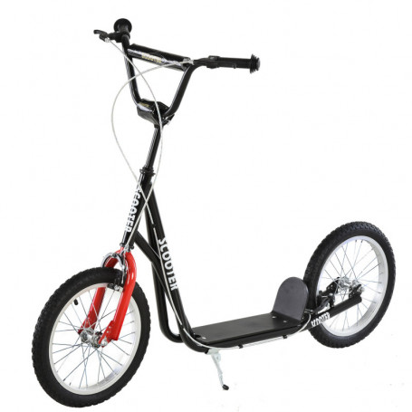 Sparkcykel - Skoter med Luftgummi Däck Ø40 cm Svart