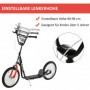Sparkcykel - Skoter med Luftgummi Däck Ø40 cm Svart