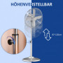 Golvfläkt Justerbar Höjd 87–120 cm, 3 Hastigheter