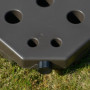 Parasollvikt 4-delat 100 x 100 x 10,5 cm Fyllas Vatten eller Sand