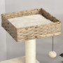 Klösträd i Sisal med Leakboll Rotting Brun - Beige 108 cm (H)