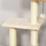 Klösträd i Sisal med Leakboll Rotting Brun - Beige 108 cm (H)