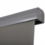 Vertikal Markis med Handvev Polyestertyg Grå 250 x 160 cm