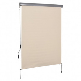 Vertikalmarkis - Vindskydd med Handvev 200 x 140 cm krämvit