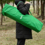 Hopfällbar Campingsäng med Sidofack Grön 190 x 65 x 40 cm