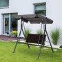 Hammock Gunga 2-sits med Soltak 140 x 110 x 151 cm