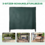 Väderbeständigt Möbelöverdrag till Hammock 205 x 124 x 164 cm, Mörkgrön