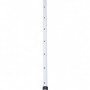 Markis Golv till tak fäste 200 x 150 cm Blå Vit