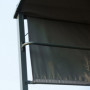 Grill Paviljong med flamskyddat tak svart, 218 x 138 x 216 cm