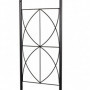 Rosenbåge i Metall Svart 114 x 30 x 230 cm