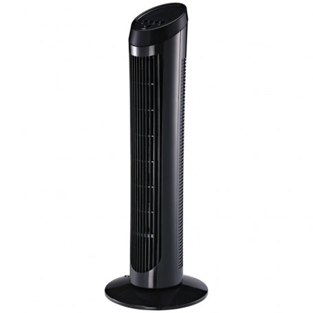 Pelarfläkt Ø27 x 75 cm Svart 45 W