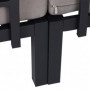 Loungegrupp i Aluminium – 3 delar med Soffbord och Schäslong