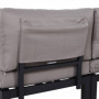 Loungegrupp i Aluminium – 3 delar med Soffbord och Schäslong